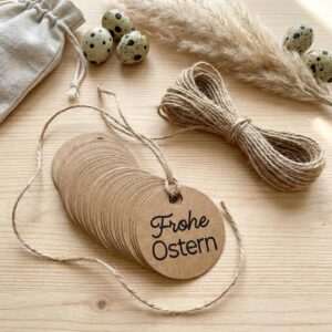 Geschenkanhänger Frohe Ostern Set