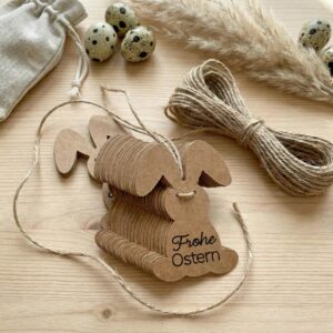 Osterhase Geschenkanhänger für Geschenke zu Ostern